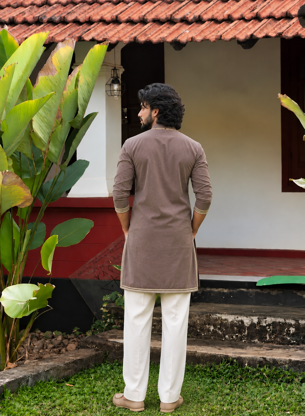 Elephant Embroidery Kurta with Pyjama